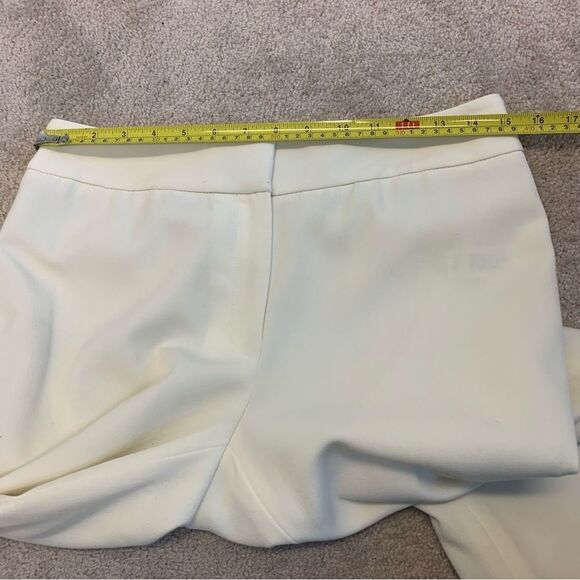 𝅺LIZ Claiborne cream Audra trouser pants Sz 6 - Picture 10 of 11